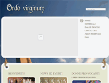 Tablet Screenshot of ordovirginum.org